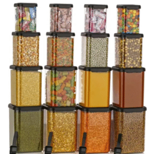 Pack of 16 Fancy Jars