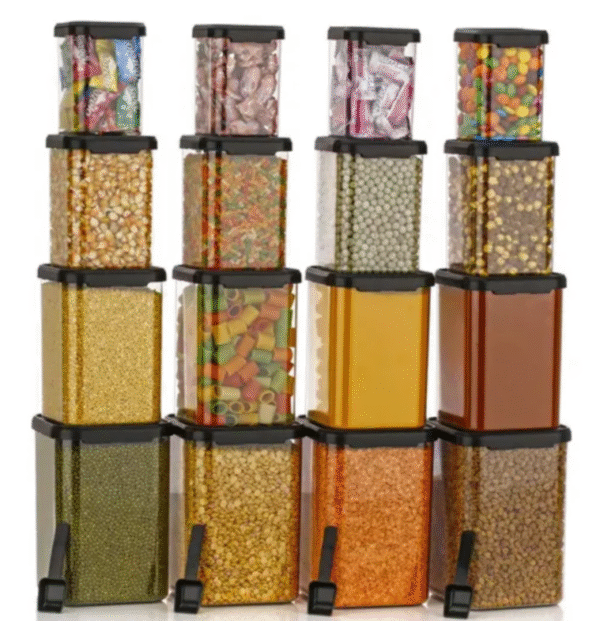 Pack of 16 Fancy Jars