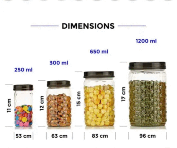 Kitchen storage container 24 jar - Image 2