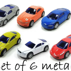 6 Metal Car Set