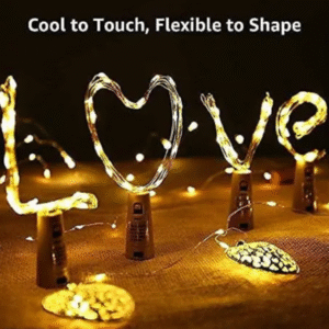 4 LED Wine Bottle Lights