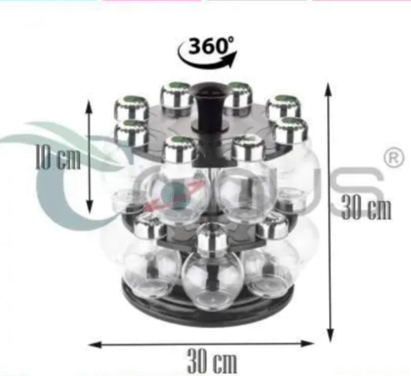 Plastic Masala Rack 16 In 1 - Image 4