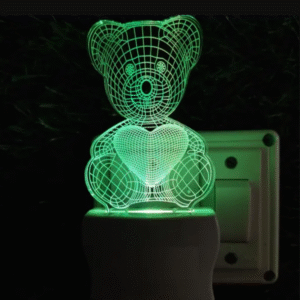7 led color Teddy bear