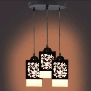 3 Wooden Pendant Light