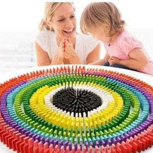 60 PCS wooden Blocks