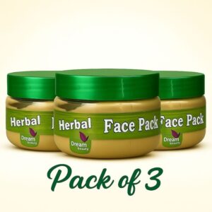 Dream Beauty Herbal Face Pack | Pack of 3 (100g Each)