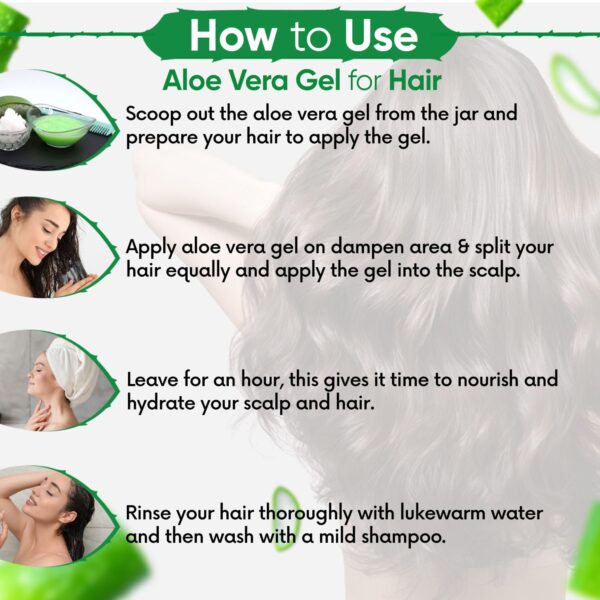 Pure Aloe Vera Gel for Skin & Hair - 1kg - Image 6