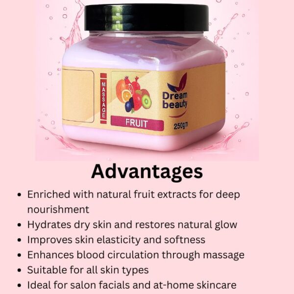 Dream Beauty Fruit Massage Cream – 250 gm - Image 2