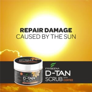 Fayseena D-Tan Scrub Face Pack with Coffee – 100g