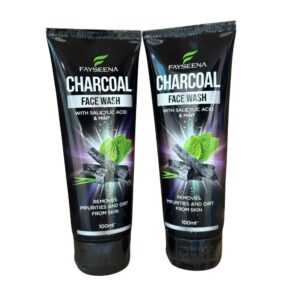 Fayseena Charcoal Face Wash 100 ml (Pack of 2)