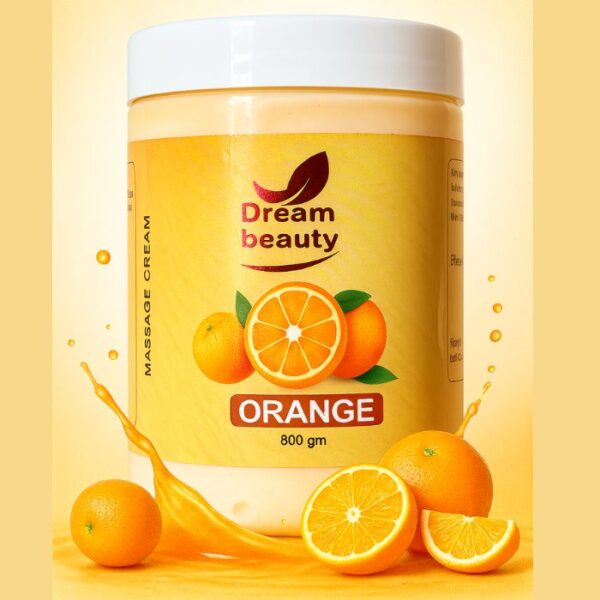 Dream Beauty Orange Massage Cream 800 gm - Image 4