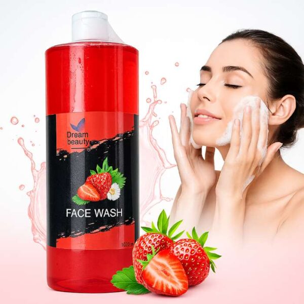 Dream Beauty Strawberry Face Wash – 1000 ml - Image 2