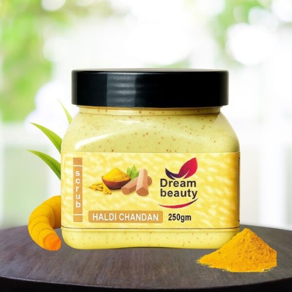 Haldi Chandan Face & Body Scrub – 250gm - Image 2