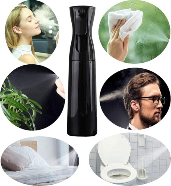 Continuous Spray Bottle 300ml-Black - Image 3