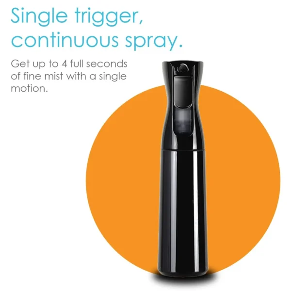 Continuous Spray Bottle 300ml-Black - Image 4