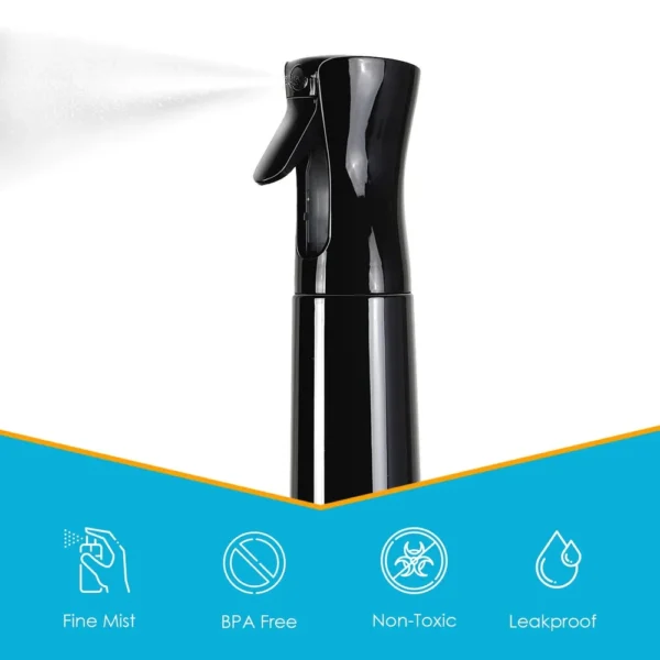 Continuous Spray Bottle 300ml-Black - Image 5