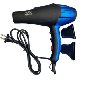 Professional Hair Dryer with 2 Nozzle Attachments – 5000W